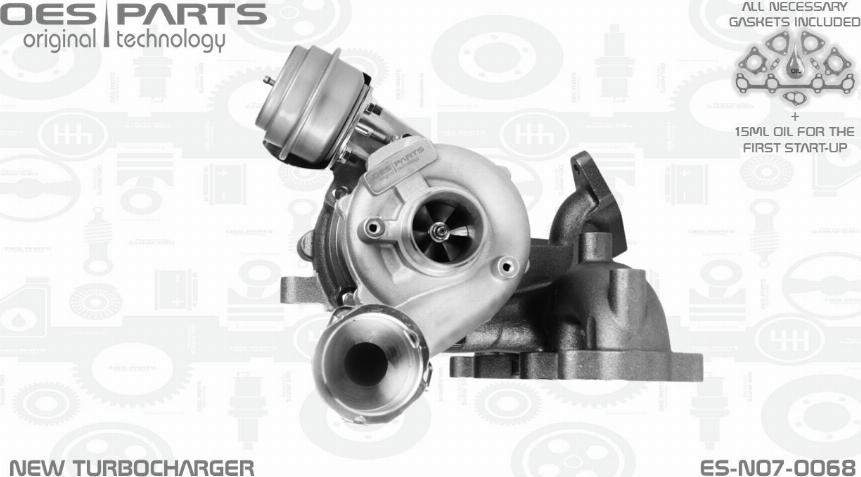 OES PARTS ES-N07-0068 - Turbocompresseur, suralimentation cwaw.fr