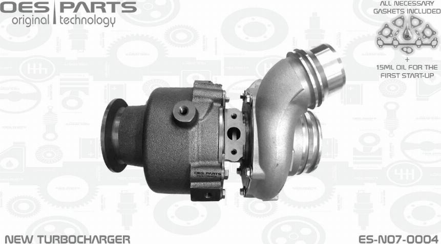 OES PARTS ES-N07-0004 - Turbocompresseur, suralimentation cwaw.fr