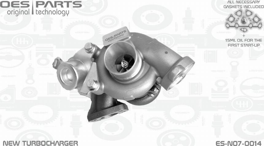 OES PARTS ES-N07-0014 - Turbocompresseur, suralimentation cwaw.fr