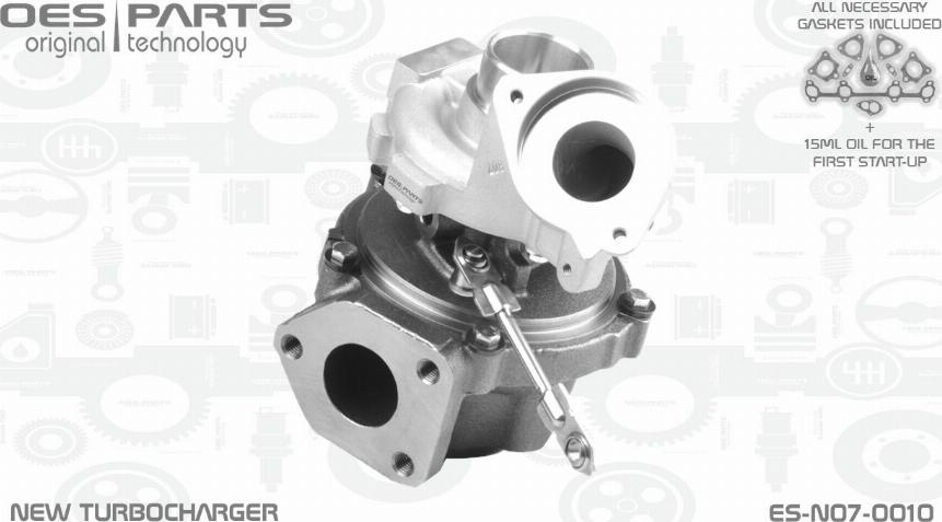 OES PARTS ES-N07-0010 - Turbocompresseur, suralimentation cwaw.fr