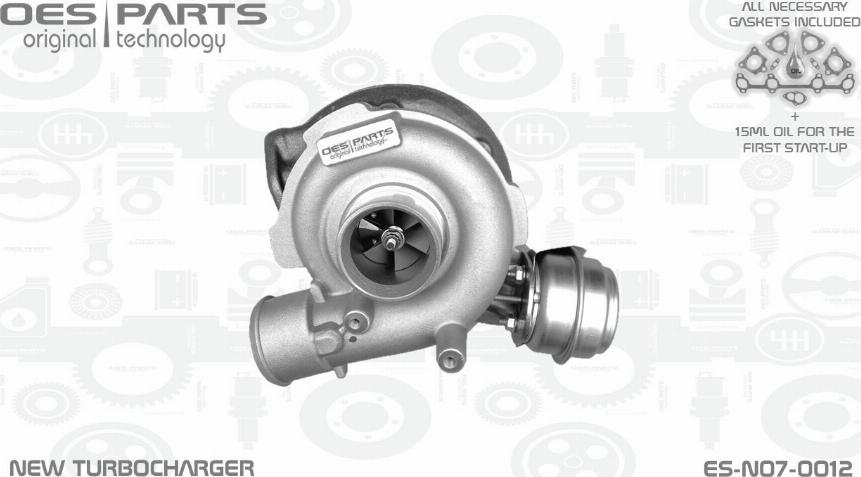 OES PARTS ES-N07-0012 - Turbocompresseur, suralimentation cwaw.fr