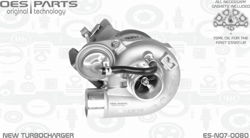 OES PARTS ES-N07-0080 - Turbocompresseur, suralimentation cwaw.fr