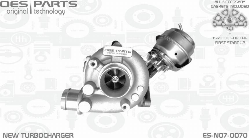 OES PARTS ES-N07-0070 - Turbocompresseur, suralimentation cwaw.fr