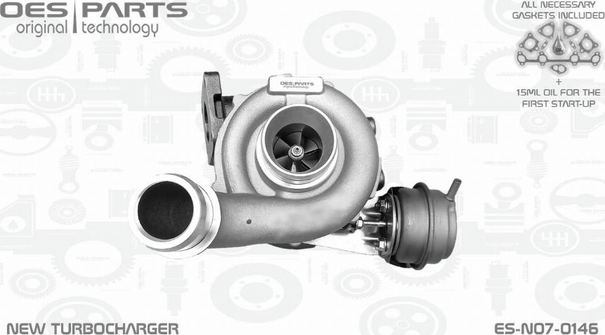 OES PARTS ES-N07-0146 - Turbocompresseur, suralimentation cwaw.fr