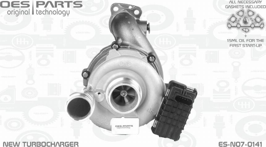 OES PARTS ES-N07-0141 - Turbocompresseur, suralimentation cwaw.fr