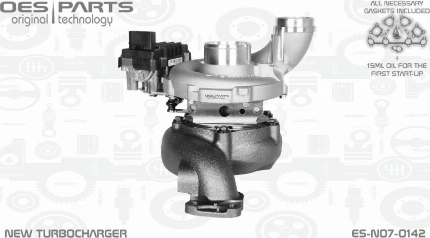 OES PARTS ES-N07-0142 - Turbocompresseur, suralimentation cwaw.fr