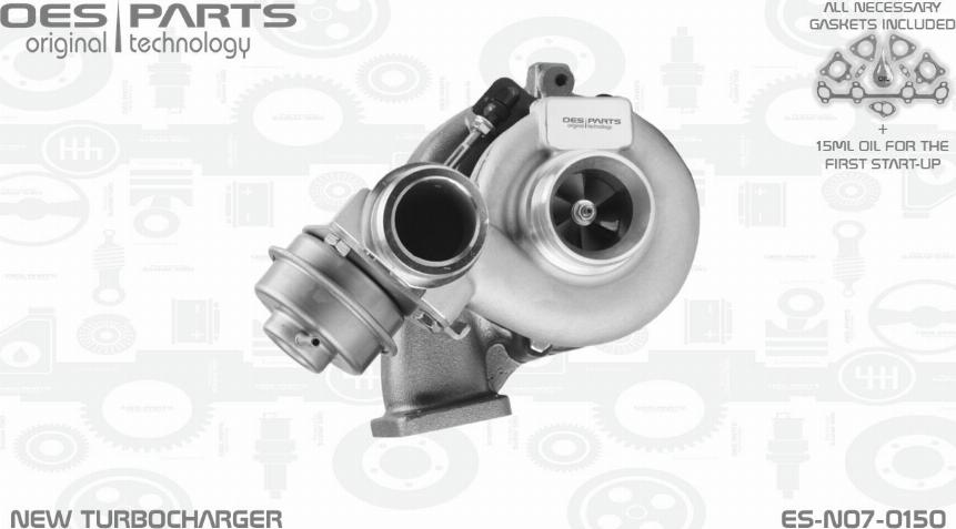 OES PARTS ES-N07-0150 - Turbocompresseur, suralimentation cwaw.fr