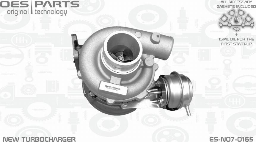 OES PARTS ES-N07-0165 - Turbocompresseur, suralimentation cwaw.fr