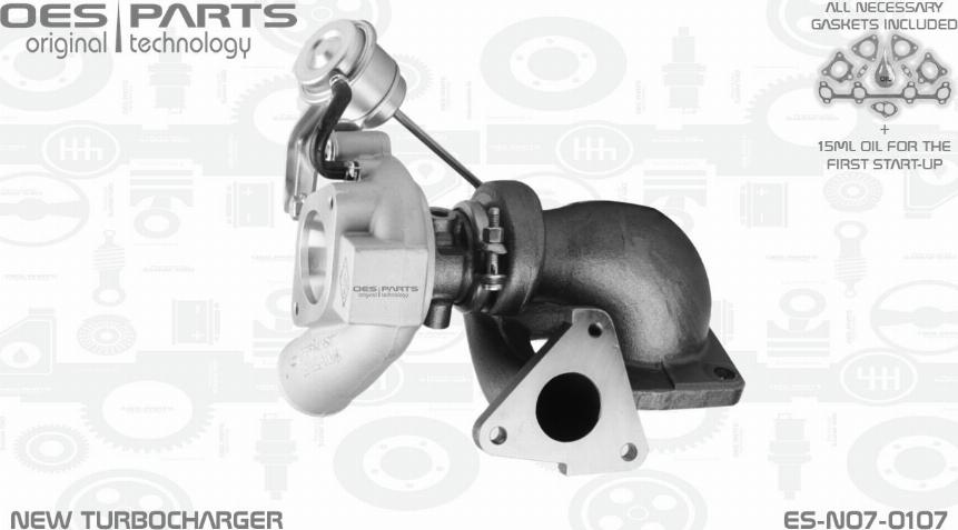 OES PARTS ES-N07-0107 - Turbocompresseur, suralimentation cwaw.fr