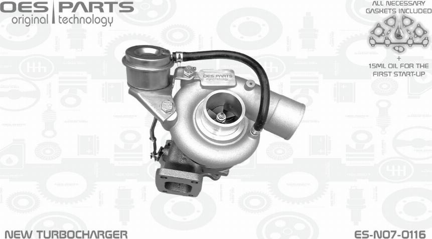 OES PARTS ES-N07-0116 - Turbocompresseur, suralimentation cwaw.fr