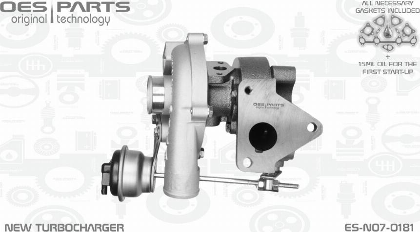 OES PARTS ES-N07-0181 - Turbocompresseur, suralimentation cwaw.fr