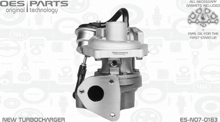 OES PARTS ES-N07-0183 - Turbocompresseur, suralimentation cwaw.fr