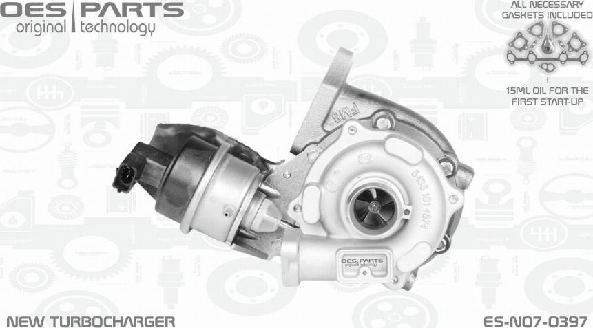 OES PARTS ES-N07-0397 - Turbocompresseur, suralimentation cwaw.fr