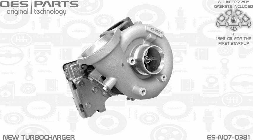 OES PARTS ES-N07-0381 - Turbocompresseur, suralimentation cwaw.fr