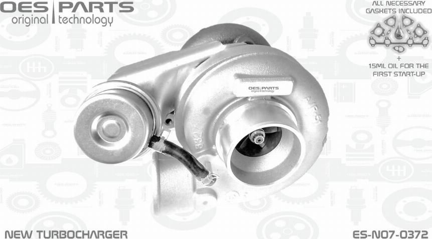 OES PARTS ES-N07-0372 - Turbocompresseur, suralimentation cwaw.fr