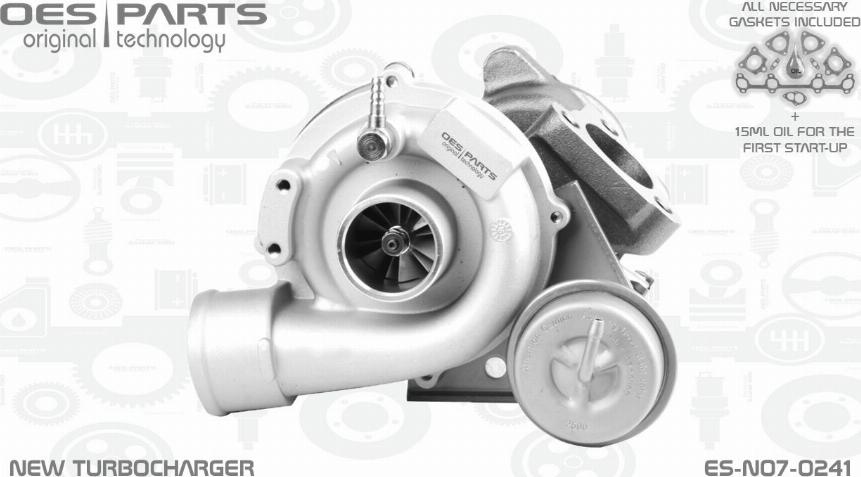 OES PARTS ES-N07-0241 - Turbocompresseur, suralimentation cwaw.fr