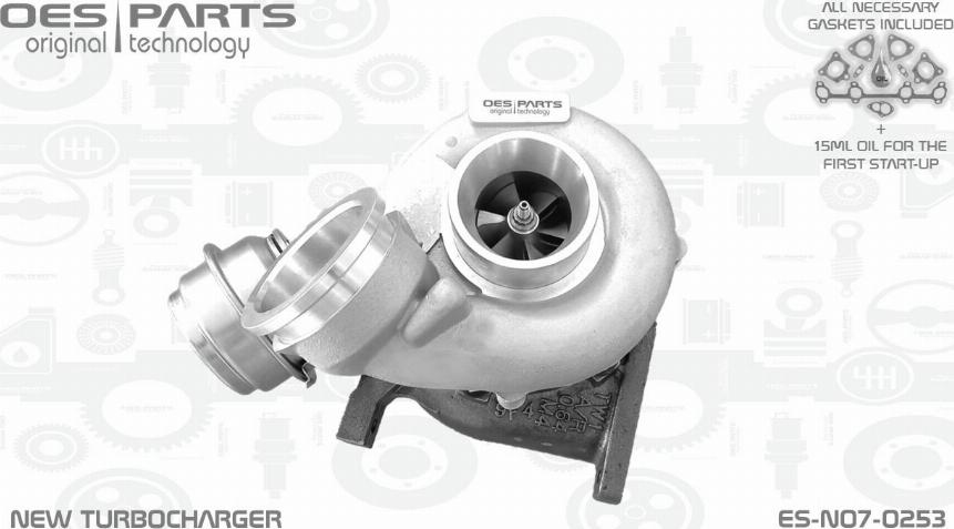 OES PARTS ES-N07-0253 - Turbocompresseur, suralimentation cwaw.fr