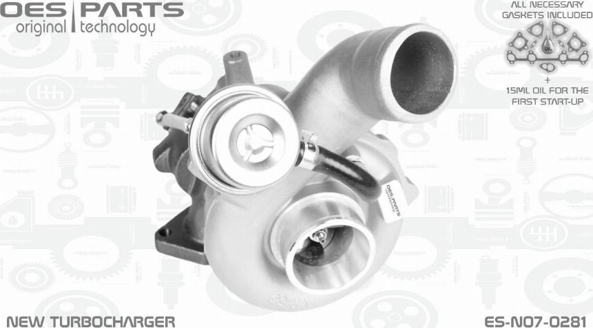 OES PARTS ES-N07-0281 - Turbocompresseur, suralimentation cwaw.fr