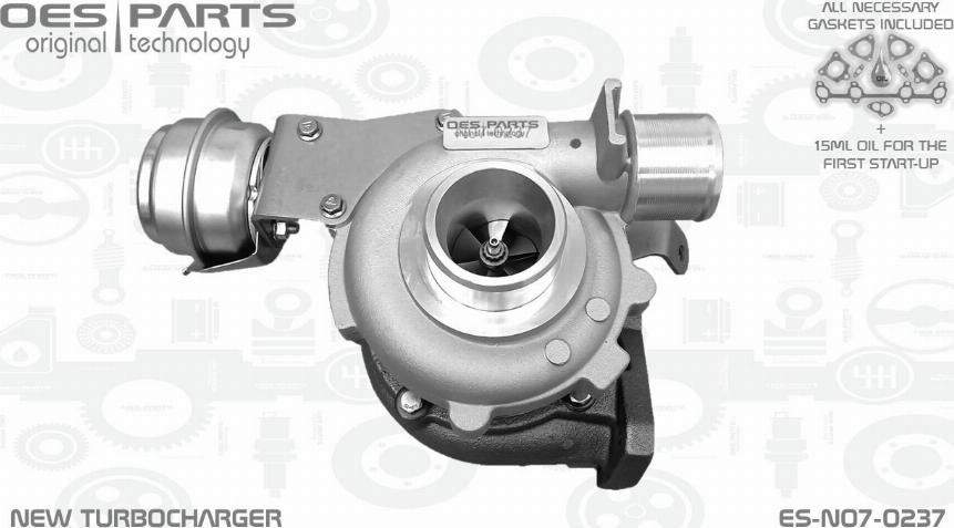 OES PARTS ES-N07-0237 - Turbocompresseur, suralimentation cwaw.fr