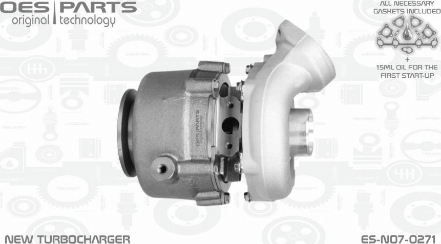 OES PARTS ES-N07-0271 - Turbocompresseur, suralimentation cwaw.fr