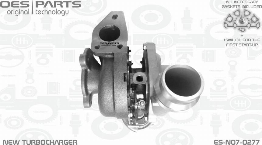 OES PARTS ES-N07-0277 - Turbocompresseur, suralimentation cwaw.fr