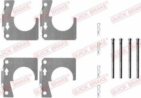 OJD Quick Brake 109-0914 - Kit d'accessoires, plaquette de frein à disque cwaw.fr