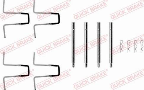 OJD Quick Brake 109-0977 - Kit d'accessoires, plaquette de frein à disque cwaw.fr