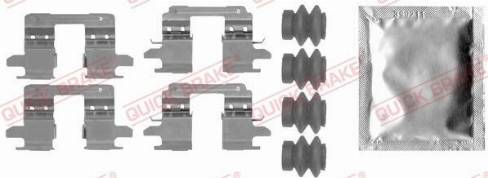 OJD Quick Brake 109-0005 - Kit d'accessoires, plaquette de frein à disque cwaw.fr