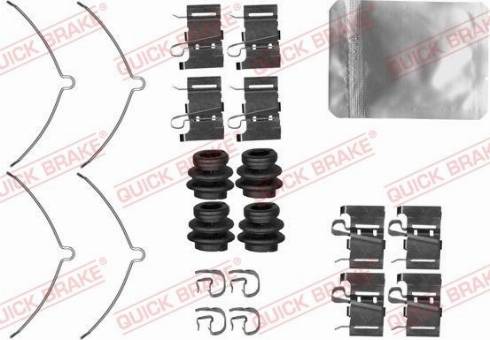 OJD Quick Brake 109-0001 - Kit d'accessoires, plaquette de frein à disque cwaw.fr