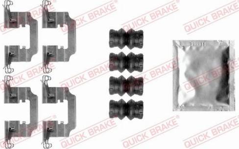 OJD Quick Brake 109-0008 - Kit d'accessoires, plaquette de frein à disque cwaw.fr