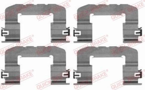 OJD Quick Brake 109-0017 - Kit d'accessoires, plaquette de frein à disque cwaw.fr