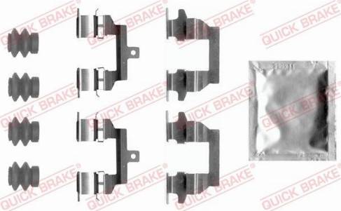 OJD Quick Brake 109-0026 - Kit d'accessoires, plaquette de frein à disque cwaw.fr