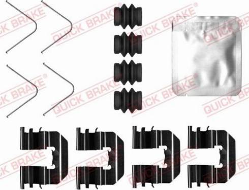 OJD Quick Brake 109-0073 - Kit d'accessoires, plaquette de frein à disque cwaw.fr