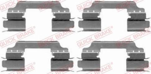 OJD Quick Brake 109-1649 - Kit d'accessoires, plaquette de frein à disque cwaw.fr