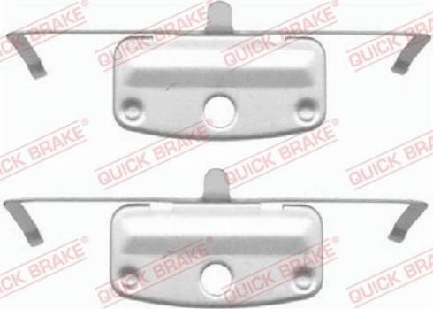 OJD Quick Brake 1091644 - Kit d'accessoires, plaquette de frein à disque cwaw.fr