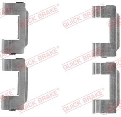 OJD Quick Brake 109-1646 - Kit d'accessoires, plaquette de frein à disque cwaw.fr