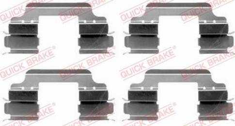 OJD Quick Brake 109-1648 - Kit d'accessoires, plaquette de frein à disque cwaw.fr