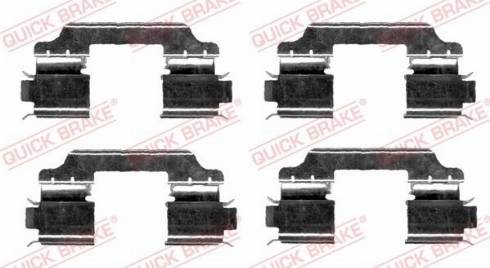 OJD Quick Brake 109-1654 - Kit d'accessoires, plaquette de frein à disque cwaw.fr