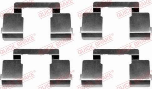 OJD Quick Brake 1091609 - Kit d'accessoires, plaquette de frein à disque cwaw.fr