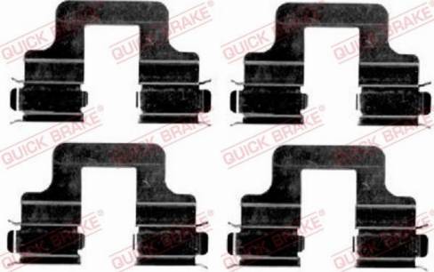 OJD Quick Brake 1091606 - Kit d'accessoires, plaquette de frein à disque cwaw.fr