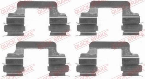 OJD Quick Brake 1091610 - Kit d'accessoires, plaquette de frein à disque cwaw.fr