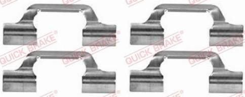 OJD Quick Brake 1091685 - Kit d'accessoires, plaquette de frein à disque cwaw.fr