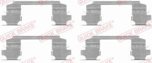 OJD Quick Brake 1091686 - Kit d'accessoires, plaquette de frein à disque cwaw.fr