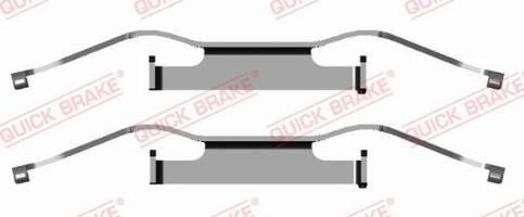 OJD Quick Brake 1091680 - Kit d'accessoires, plaquette de frein à disque cwaw.fr