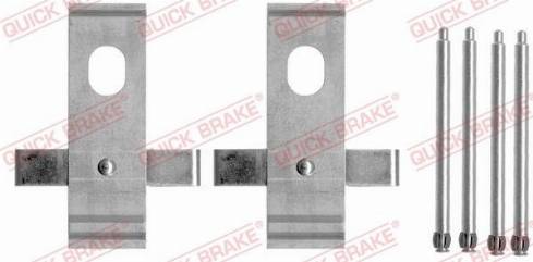 OJD Quick Brake 1091634 - Kit d'accessoires, plaquette de frein à disque cwaw.fr