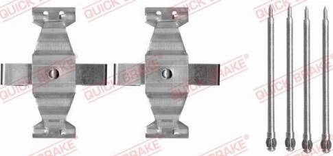 OJD Quick Brake 1091636 - Kit d'accessoires, plaquette de frein à disque cwaw.fr