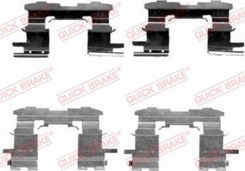 OJD Quick Brake 1091631 - Kit d'accessoires, plaquette de frein à disque cwaw.fr