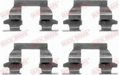 OJD Quick Brake 1091625 - Kit d'accessoires, plaquette de frein à disque cwaw.fr