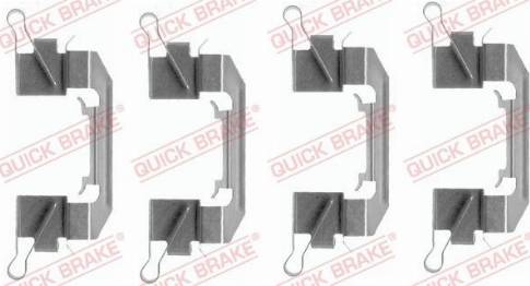 OJD Quick Brake 1091626 - Kit d'accessoires, plaquette de frein à disque cwaw.fr