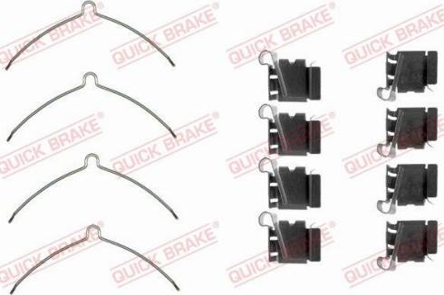 OJD Quick Brake 1091622 - Kit d'accessoires, plaquette de frein à disque cwaw.fr